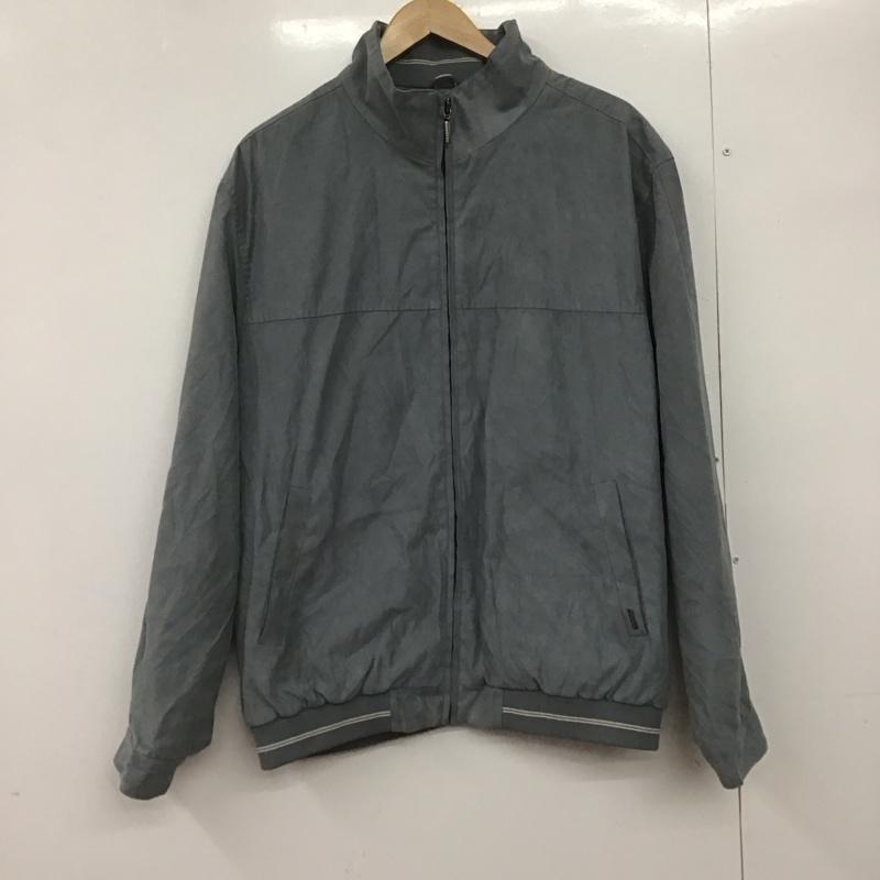 古着 USED ジャケット、上着 ジャンパー、ブルゾン ジップアップジャケット アウター 古着 saintalban 無地 灰 / グレー /  メンズ USED 古着 中古 10148982