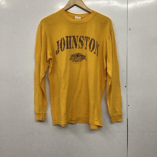 古着 USED Tシャツ 半袖 半袖カットソー プリントTシャツ クルーネックカットソー M ロゴ、文字 黄 / イエロー /  メンズ USED 古着 中古 10148984