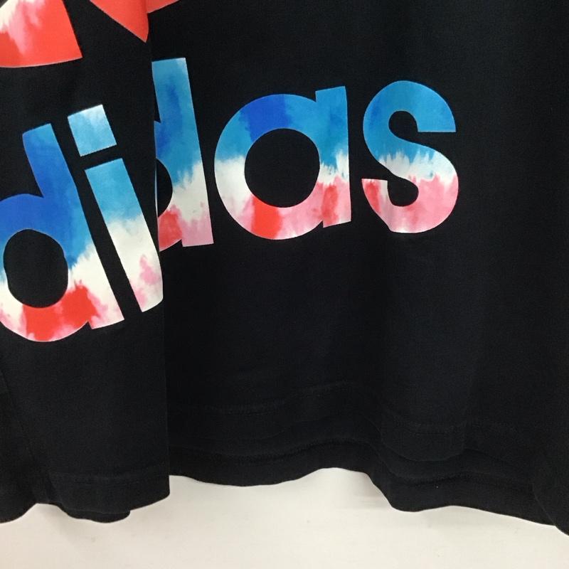 アディダス adidas Tシャツ 半袖 半袖カットソー プリントTシャツ クルーネックカットソー 0 プリント ダークグレー / ダークグレー /  メンズ USED 古着 中古 10148994