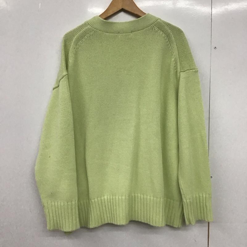 ローリーズファーム LOWRYS FARM カーディガン 長袖 FREE 無地 薄緑 / ライトグリーン /  レディース USED 古着 中古 10148998