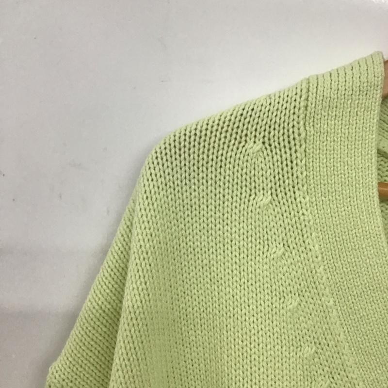 ローリーズファーム LOWRYS FARM カーディガン 長袖 FREE 無地 薄緑 / ライトグリーン /  レディース USED 古着 中古 10148998