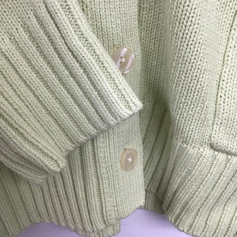ローリーズファーム LOWRYS FARM カーディガン 長袖 FREE 無地 薄緑 / ライトグリーン /  レディース USED 古着 中古 10148998