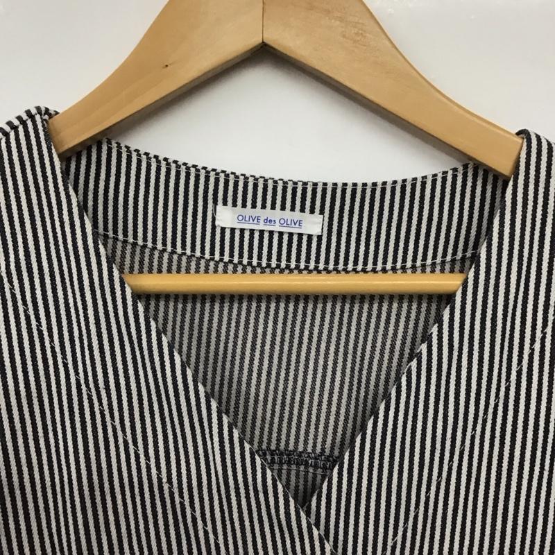 オリーブデオリーブ OLIVE des OLIVE コート コート一般 M ストライプ マルチカラー / マルチカラー /  レディース USED 古着 中古 10149002