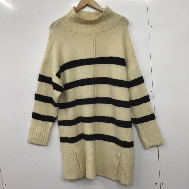 ラバンダ LAVANDA ワンピース ひざ丈スカート FREE ボーダー柄 マルチカラー / マルチカラー /  レディース USED 古着 中古 10149005