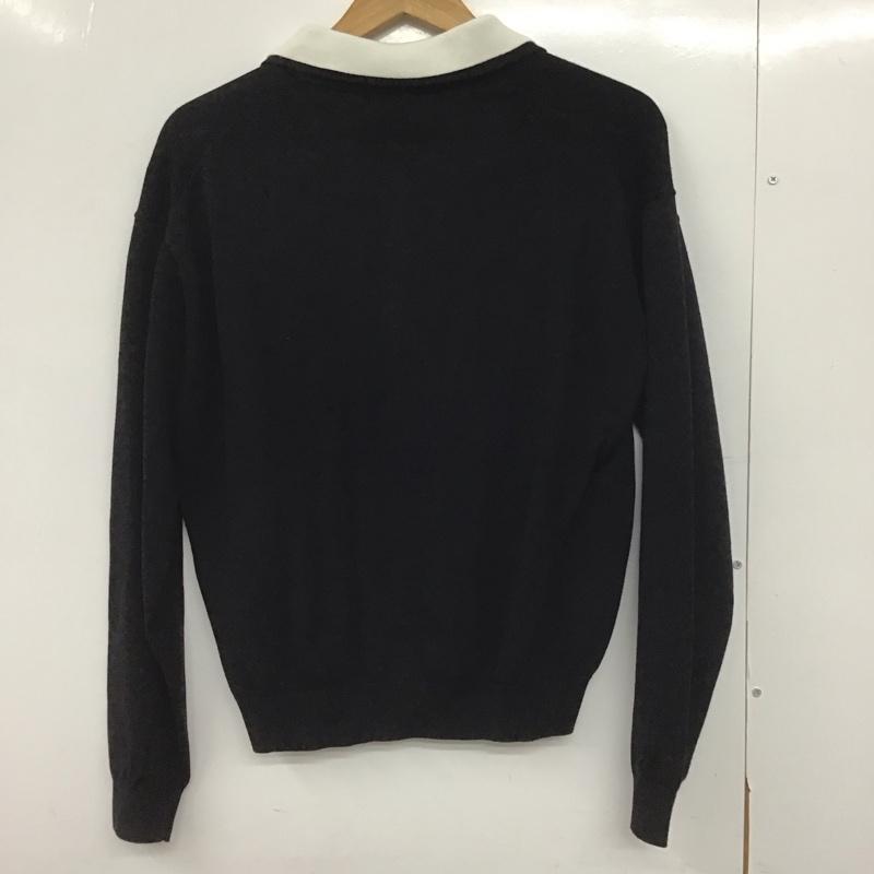 レプシィム LEPSIM ニット、セーター 長袖 FREE 無地 白 / ホワイト / X 黒 / ブラック /  レディース USED 古着 中古 10149010