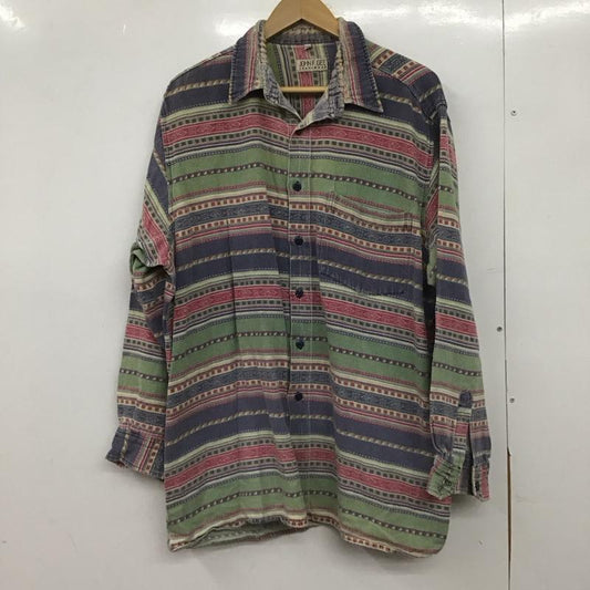 古着 USED シャツ、ブラウス 長袖 長袖シャツ 総柄シャツ カラーシャツ 44 プリント マルチカラー / マルチカラー /  メンズ USED 古着 中古 10149013