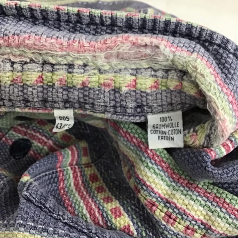 古着 USED シャツ、ブラウス 長袖 長袖シャツ 総柄シャツ カラーシャツ 44 プリント マルチカラー / マルチカラー /  メンズ USED 古着 中古 10149013