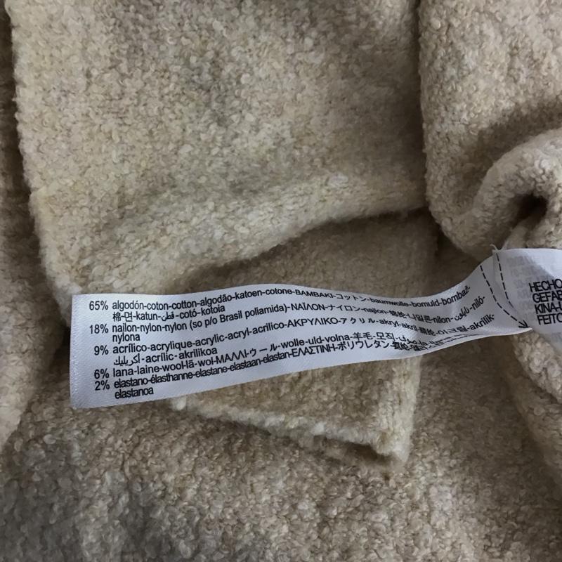 ザラ ZARA アンサンブルニット 長袖 M 無地 ベージュ / ベージュ /  レディース USED 古着 中古 10149014