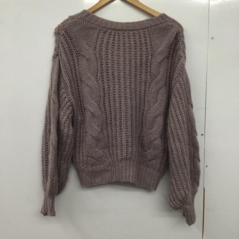 オリーブデオリーブ OLIVE des OLIVE カーディガン 長袖 FREE 無地 紫 / パープル /  レディース USED 古着 中古 10149016