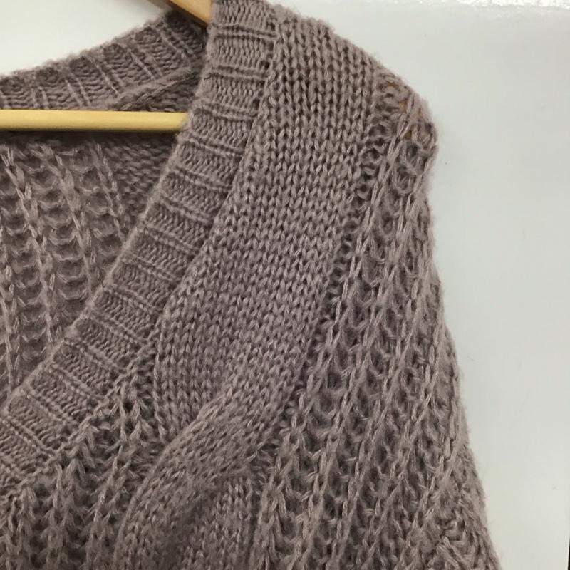 オリーブデオリーブ OLIVE des OLIVE カーディガン 長袖 FREE 無地 紫 / パープル /  レディース USED 古着 中古 10149016