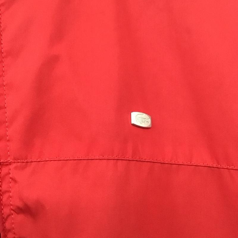 ラコステ LACOSTE ジャケット、上着 ジャンパー、ブルゾン ジップアップジャケット ナイロンジャケット アウター 36 ロゴ、文字 赤 / レッド /  メンズ USED 古着 中古 10149017