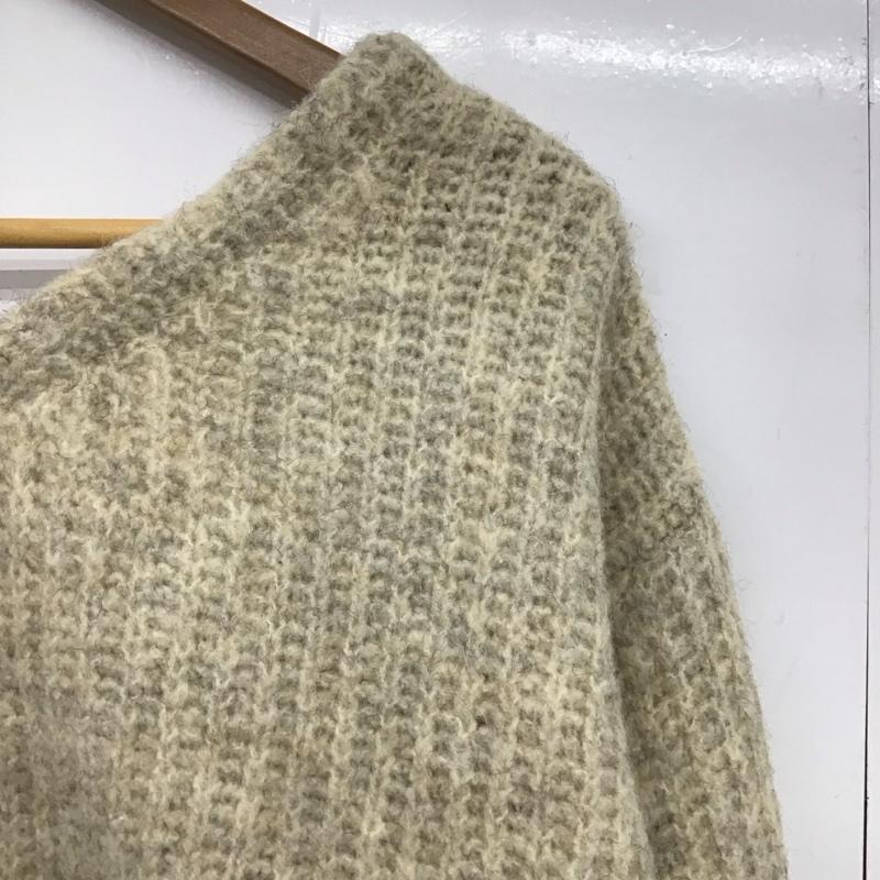 ローリーズファーム LOWRYS FARM ニット、セーター 長袖 FREE 無地 ベージュ / ベージュ /  レディース USED 古着 中古 10149021