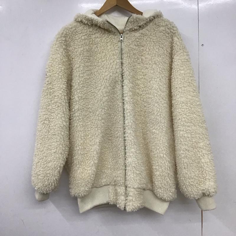 アールシーダブリュービー RCWB ジャケット、上着 ジャンパー、ブルゾン 420BAR30-1050 ボアジャケット FREE 無地 白 / ホワイト /  レディース USED 古着 中古 10149029