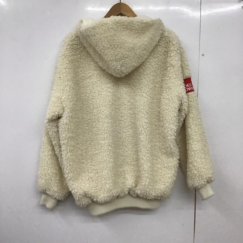 アールシーダブリュービー RCWB ジャケット、上着 ジャンパー、ブルゾン 420BAR30-1050 ボアジャケット FREE 無地 白 / ホワイト /  レディース USED 古着 中古 10149029