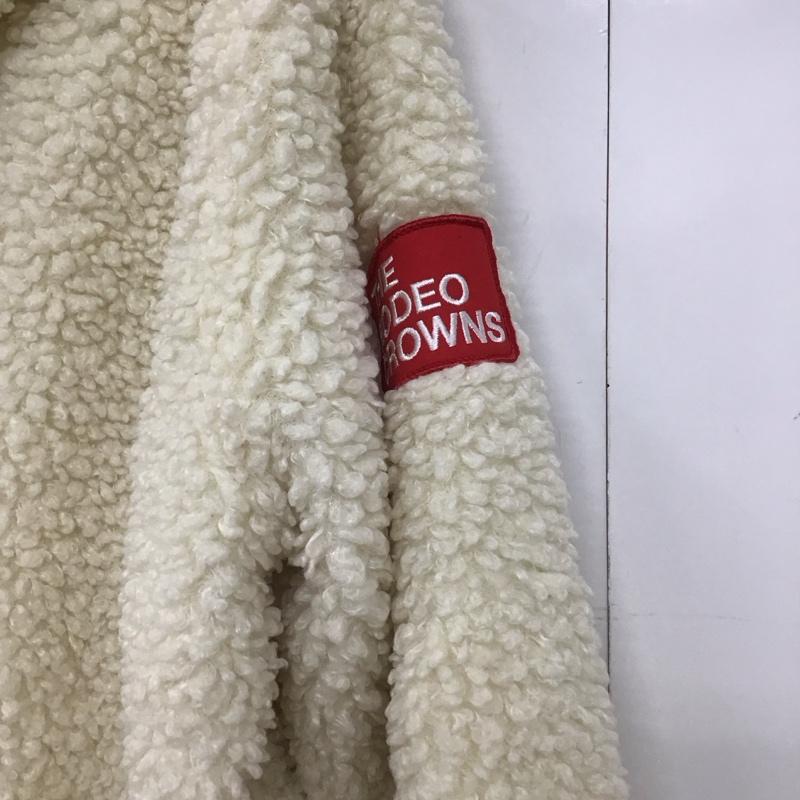 アールシーダブリュービー RCWB ジャケット、上着 ジャンパー、ブルゾン 420BAR30-1050 ボアジャケット FREE 無地 白 / ホワイト /  レディース USED 古着 中古 10149029