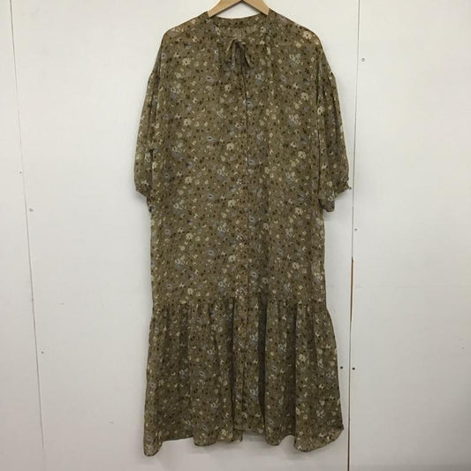 ローリーズファーム LOWRYS FARM ワンピース ロングスカート ロングワンピース 半袖ロングワンピース シャツワンピース FREE プリント マルチカラー / マルチカラー /  レディース USED 古着 中古 10149031