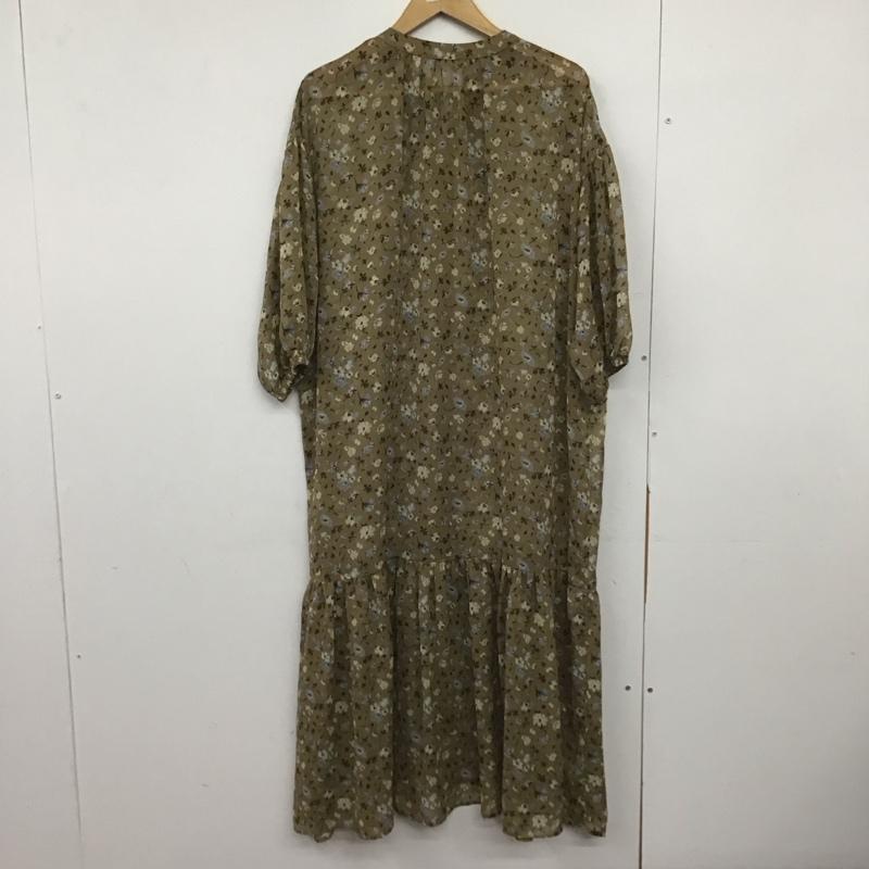 ローリーズファーム LOWRYS FARM ワンピース ロングスカート ロングワンピース 半袖ロングワンピース シャツワンピース FREE プリント マルチカラー / マルチカラー /  レディース USED 古着 中古 10149031