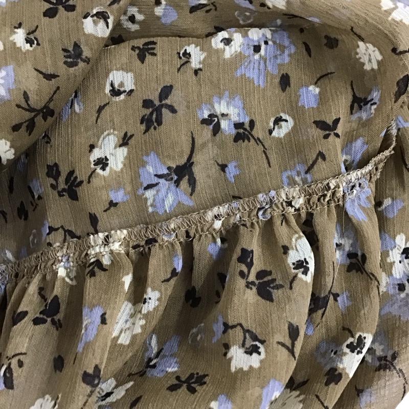 ローリーズファーム LOWRYS FARM ワンピース ロングスカート ロングワンピース 半袖ロングワンピース シャツワンピース FREE プリント マルチカラー / マルチカラー /  レディース USED 古着 中古 10149031