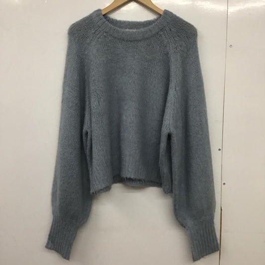 フリークスストア FREAK S STORE ニット、セーター 長袖 1332248900512 FREE 無地 水色 / ライトブルー /  レディース USED 古着 中古 10149032