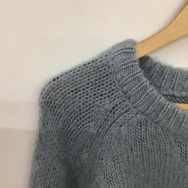 フリークスストア FREAK S STORE ニット、セーター 長袖 1332248900512 FREE 無地 水色 / ライトブルー /  レディース USED 古着 中古 10149032