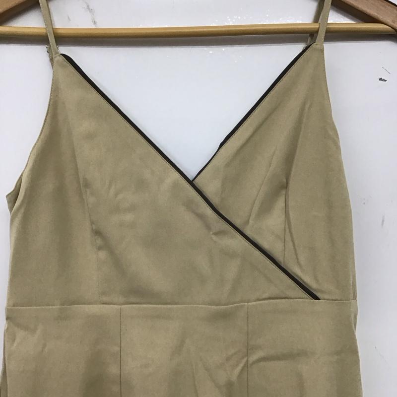 アルシーヴ archives ワンピース ロングスカート ノースリブロングワンピース キャミワンピース 無地 ベージュ / ベージュ /  レディース USED 古着 中古 10149034
