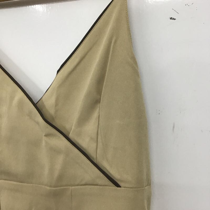アルシーヴ archives ワンピース ロングスカート ノースリブロングワンピース キャミワンピース 無地 ベージュ / ベージュ /  レディース USED 古着 中古 10149034