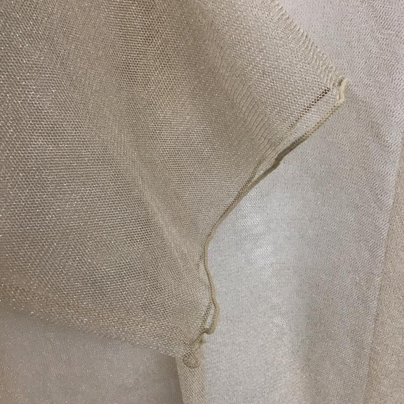 ジーナシス JEANASIS カットソー 長袖 JS064321MN ラメチュールシアープルオーバー FREE 無地 ベージュ / ベージュ /  レディース USED 古着 中古 10149037