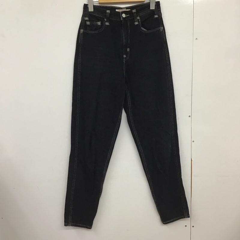 リーバイスレッド Levi s RED パンツ デニム、ジーンズ A0162-0004 HIGH LOOSE TAPER 無地 黒 / ブラック /  レディース USED 古着 中古 10149041