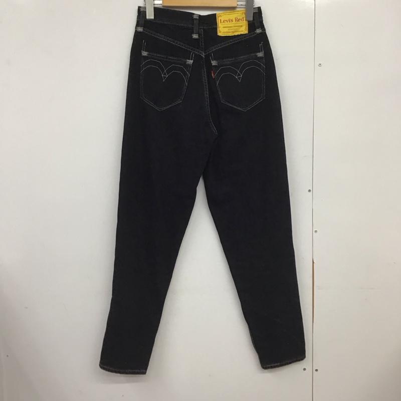 リーバイスレッド Levi s RED パンツ デニム、ジーンズ A0162-0004 HIGH LOOSE TAPER 無地 黒 / ブラック /  レディース USED 古着 中古 10149041