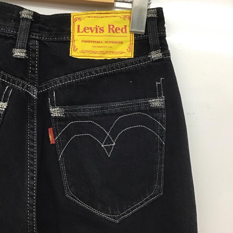 リーバイスレッド Levi s RED パンツ デニム、ジーンズ A0162-0004 HIGH LOOSE TAPER 無地 黒 / ブラック /  レディース USED 古着 中古 10149041