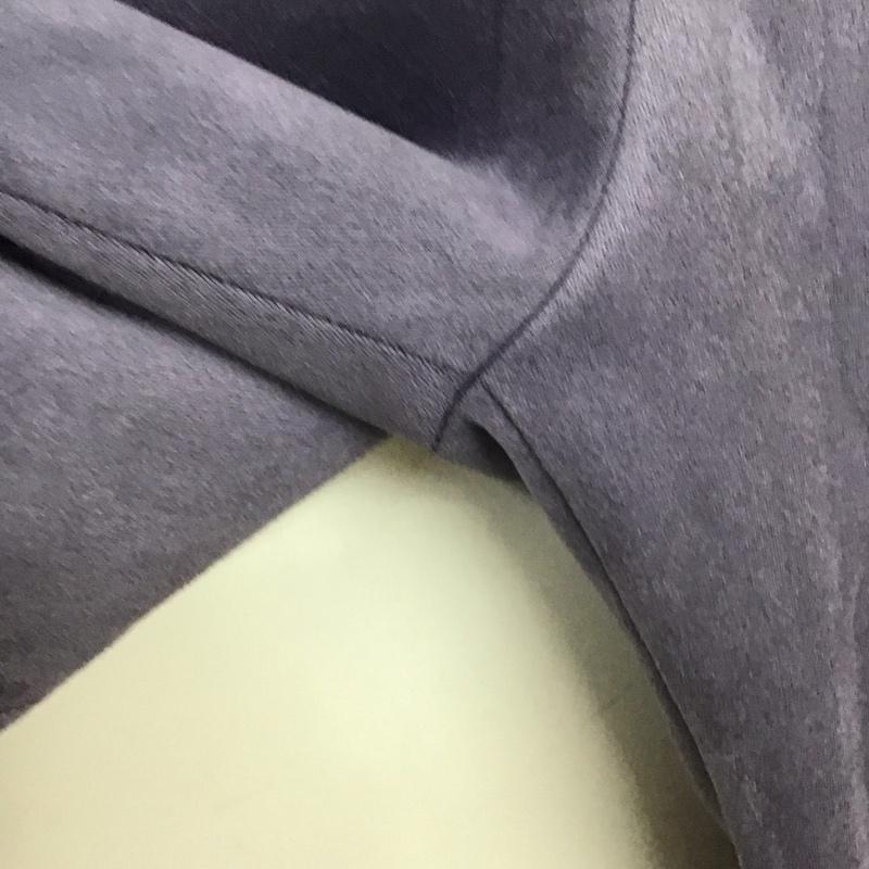ジーナシス JEANASIS パンツ スラックス JS050623TS フレアパンツ ヴィーガンヌバックバックスリット M 無地 紫 / パープル /  レディース USED 古着 中古 10149042
