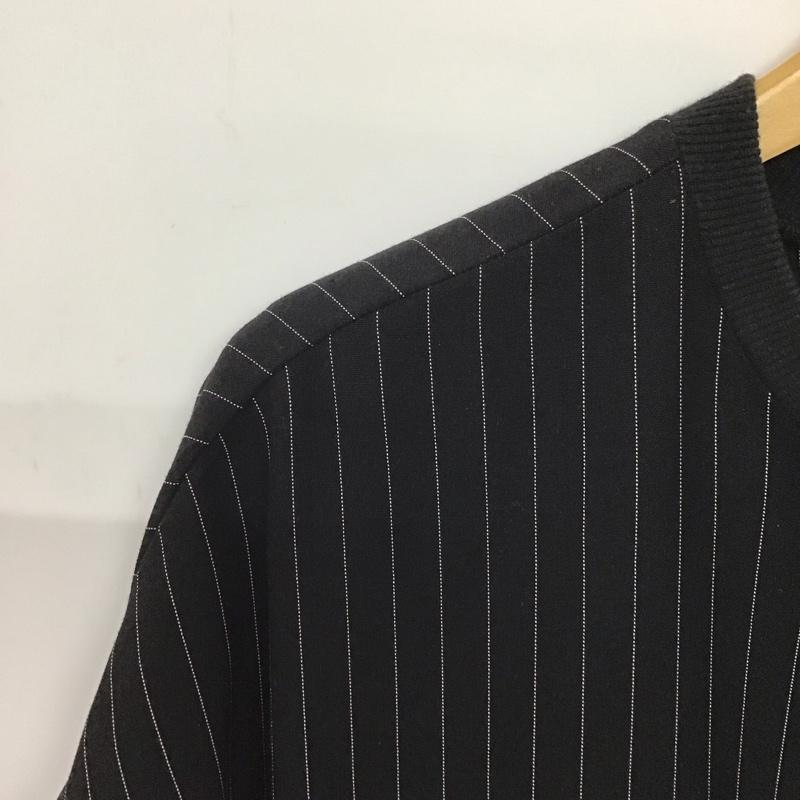 ローフ loaf ワンピース ロングスカート 長袖ロングワンピース スウェットロングワンピース ONE SIZE ストライプ 黒 / ブラック /  レディース USED 古着 中古 10149044