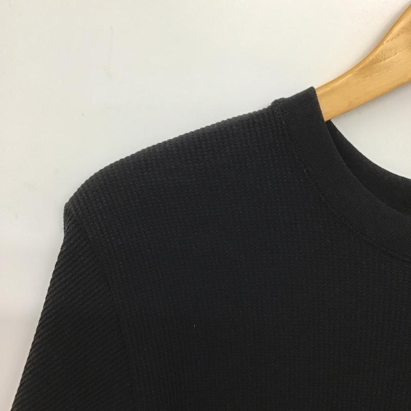 ユナイテッドアローズグリーンレーベルリラクシング UNITED ARROWS green label relaxing ワンピース ロングスカート 3626-199-2990 7分袖ワンピース ワッフル 無地 黒 / ブラック /  レディース USED 古着 中古 10149052