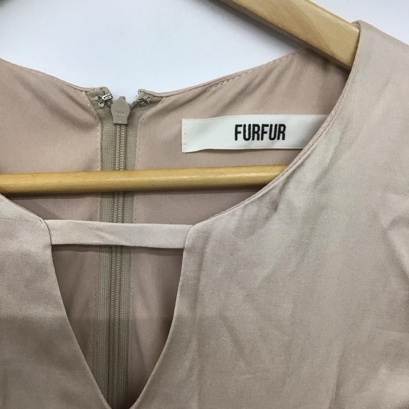 ファーファー FURFUR ワンピース ロングスカート 半袖ワンピース フレアスカート FREE 無地 ベージュ / ベージュ /  レディース USED 古着 中古 10149067