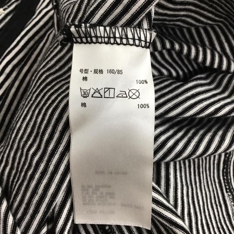 エヘカソポ ehka sopo Tシャツ 半袖 半袖カットソー プリントTシャツ クルーネックカットソー ボーダー柄 白 / ホワイト / X 黒 / ブラック /  レディース USED 古着 中古 10149073