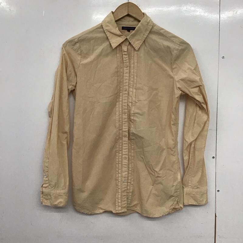 トミーヒルフィガー TOMMY HILFIGER シャツ、ブラウス 長袖 長袖シャツ 無地シャツ カラーシャツ 6 無地 ベージュ / ベージュ /  レディース USED 古着 中古 10149077