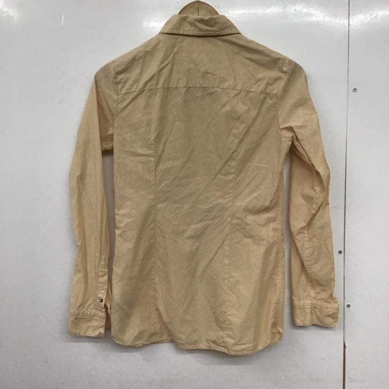 トミーヒルフィガー TOMMY HILFIGER シャツ、ブラウス 長袖 長袖シャツ 無地シャツ カラーシャツ 6 無地 ベージュ / ベージュ /  レディース USED 古着 中古 10149077