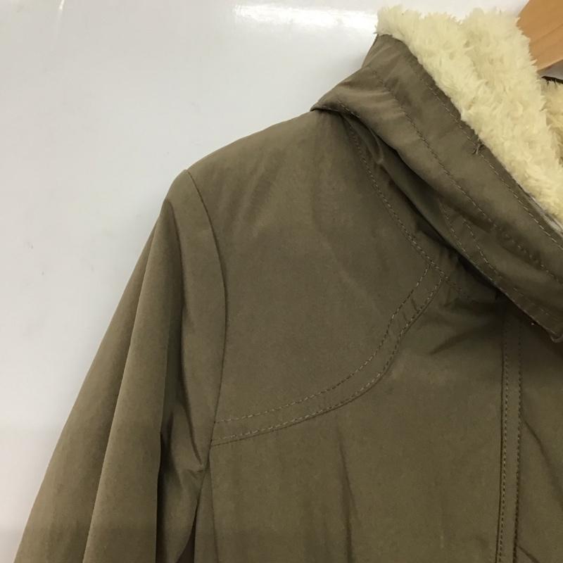 バーバリーブルーレーベル BURBERRY BLUE LABEL ジャケット、上着 ジャンパー、ブルゾン .ジップアップジャケット アウター フード付きジャケット 40 無地 ベージュ / ベージュ /  レディース USED 古着 中古 10149081