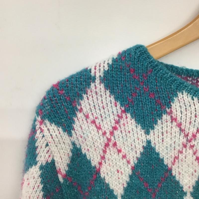 ザラ ZARA カーディガン 長袖 S  マルチカラー / マルチカラー /  レディース USED 古着 中古 10149084