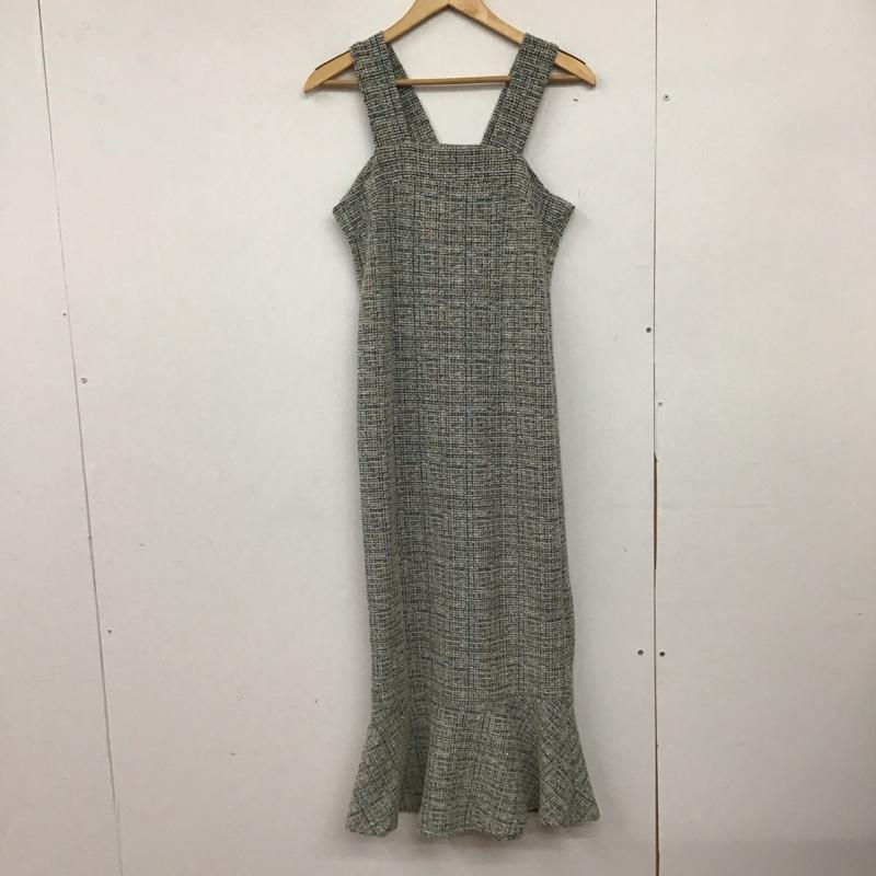 フィフス fifth ワンピース ロングスカート ノースリーブロングワンピース タイトワンピース ストレッチ 総柄 マルチカラー / マルチカラー /  レディース USED 古着 中古 10149090