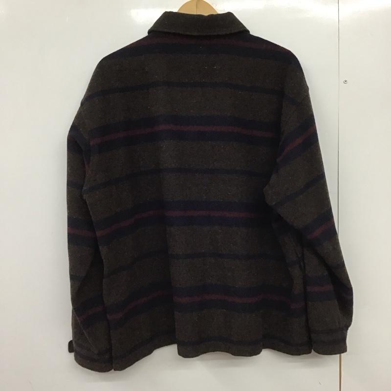 ショット schott シャツ、ブラウス 長袖 長袖シャツ ボーダーシャツ カラーシャツ 厚手 L ボーダー柄 マルチカラー / マルチカラー /  メンズ USED 古着 中古 10149109