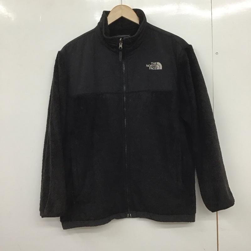 ザノースフェイス THE NORTH FACE ジャケット、上着 ジャンパー、ブルゾン ジップアップジャケット アウター スターカラージャケット XL ロゴ、文字 黒 / ブラック /  ガールズ USED 古着 中古 10149130