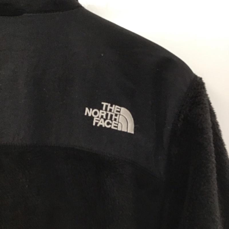ザノースフェイス THE NORTH FACE ジャケット、上着 ジャンパー、ブルゾン ジップアップジャケット アウター スターカラージャケット XL ロゴ、文字 黒 / ブラック /  ガールズ USED 古着 中古 10149130