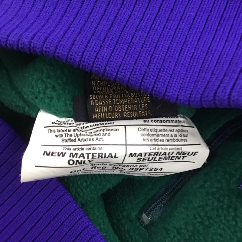 エディーバウアー Eddie Bauer ジャケット、上着 ジャンパー、ブルゾン ジップアップジャケット ナイロンジャケット アウター 80s 黒タグ XL ロゴ、文字 紫 / パープル /  レディース USED 古着 中古 10149132