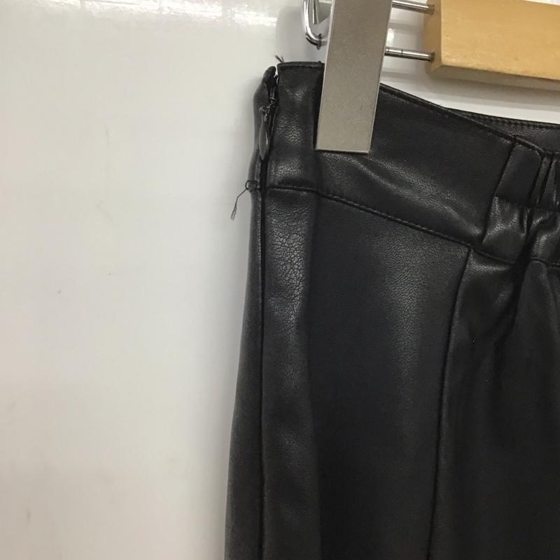 アズールバイマウジー AZUL BY MOUSSY スカート ロングスカート 250FAC31-166G FAUX LEATHER MERMAID SK S 無地 黒 / ブラック /  レディース USED 古着 中古 10149134