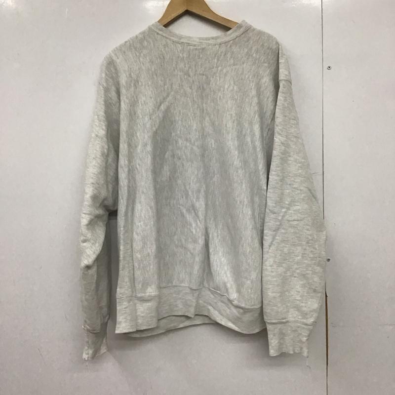 古着 USED トレーナー 長袖 長袖トレーナー スウェット クルーネック プルオーバー 90s XL ロゴ、文字 灰 / グレー /  メンズ USED 古着 中古 10149135