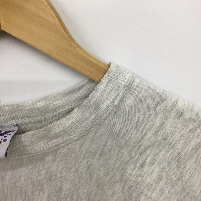 古着 USED トレーナー 長袖 長袖トレーナー スウェット クルーネック プルオーバー 90s XL ロゴ、文字 灰 / グレー /  メンズ USED 古着 中古 10149135