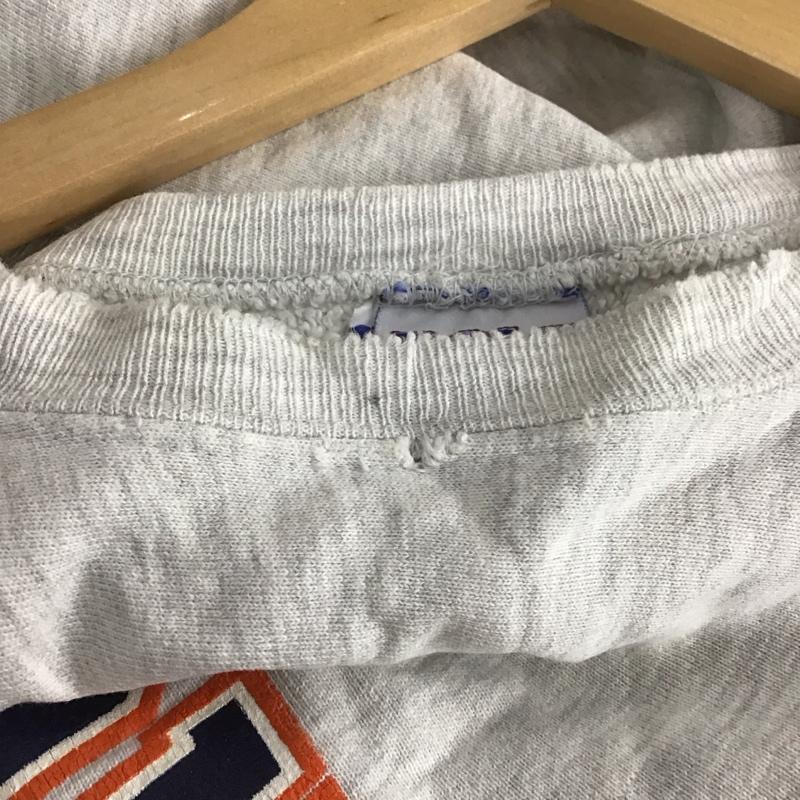 古着 USED トレーナー 長袖 長袖トレーナー スウェット クルーネック プルオーバー 90s XL ロゴ、文字 灰 / グレー /  メンズ USED 古着 中古 10149135