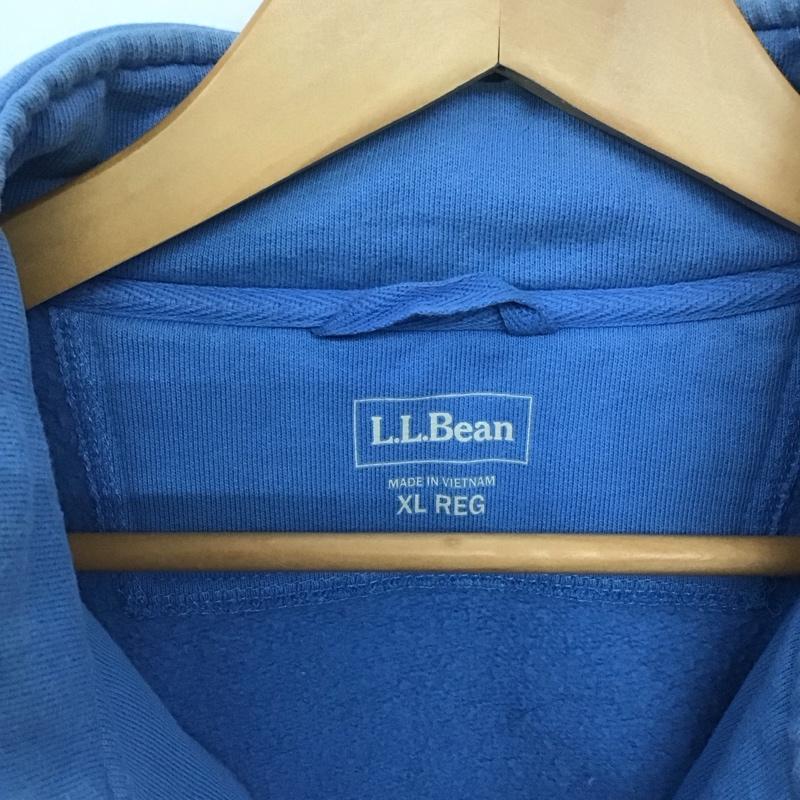 エルエルビーン L.L.Bean トレーナー 長袖 長袖トレーナー スウェット スタンドネック プルオーバー XL 無地 水色 / ライトブルー /  メンズ USED 古着 中古 10149150