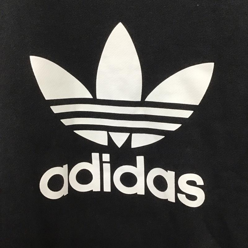 アディダス adidas トレーナー 長袖 cw1235 長袖トレーナー スウェット M プリント ダークグレー / ダークグレー /  メンズ USED 古着 中古 10149151
